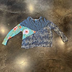 Leopard and Floral Soft Sweater